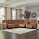 Parker House® Modesto 6-Piece Sable Modular Power Reclining Sectional with Power Headrest-1