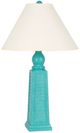 Lamps Per Se Dark Teal 30" Table Lamp-0