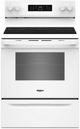 Whirlpool® 30" White Freestanding Electric Range with Air Cooking Technology-0