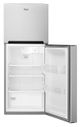 Whirlpool® 11.0 Cu. Ft. Top Freezer Refrigerator-Monochromatic Stainless Steel-4