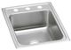 Elkay Lustertone® Classic Lustruous Satin 17" x 22" 4-Hole Single Bowl Drop-in ADA Sink-0