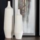 Crestview Collection Tegan 2-Piece White Vase Set-5
