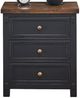 A-America® Stormy Ridge Chickory Black Nightstand-0