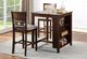 New Classic® Home Furnishings Gia 3-Piece Brown Counter Table Set-1