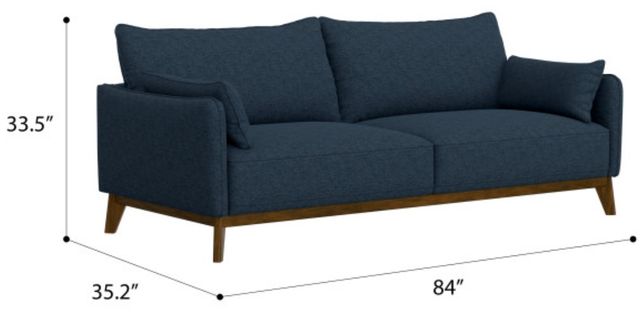 Emerald Home Aria Navy Sofa-2