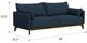 Emerald Home Aria Navy Sofa-2