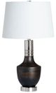 Crestview Collection 18" Black/White Table Lamp-0