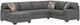 Signature Design by Ashley® Seyler Lane 3-Piece Graystone Left-Arm Facing Sectional with Chaise-0
