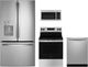 GE® 4 Piece Stainless Steel Electric Kitchen Package-0