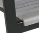 CabanaCoast® Customizable Landing Aluminum Outdoor 3 Seater Bench-3