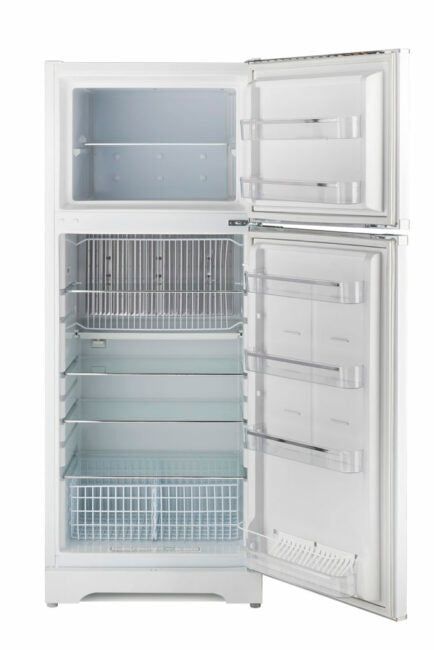Unique Appliances 27" 14.0 Cu. Ft. Marshmallow White Counter Depth Top Freezer Refrigerator-1