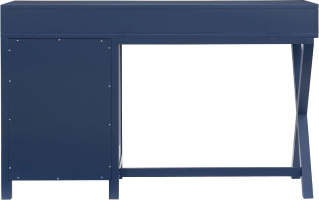 Linon Peggy Navy Side Storage Desk-3