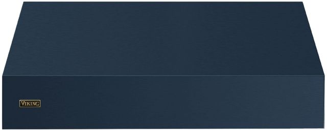 Viking 5 Series 48" Slate Blue Wall Mounted Range Hood with Brushed Brass Trim-0