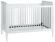 Westwood Design Modern Nursery White 3-in-1 Convertible Crib-0