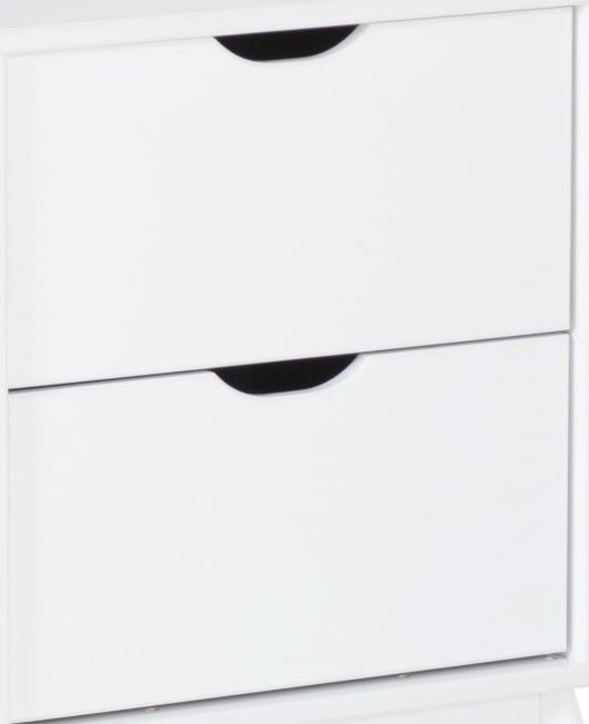 Powell® Portix White 2-Drawer Nightstand-1