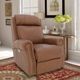BarcaLounger® Blair Dobbs Saddle Leather Power Recliner-2