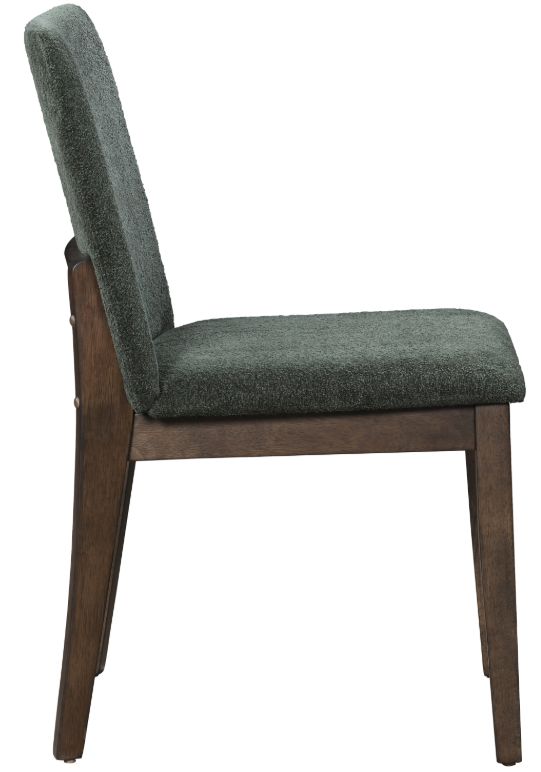 New Classic® Home Furnishings Kody Dark Walnut/Forest Green Dining Side Chair-3