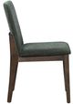 New Classic® Home Furnishings Kody Dark Walnut/Forest Green Dining Side Chair-3