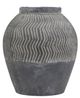 A & B Home Gray 17.3" Ceramic Pot-1