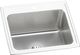 Elkay Lustertone® Classic Lustrous Satin 25" x 22" x 10-3/8" 1-Hole Single Bowl Drop-In Sink with Perfect Drain®-0