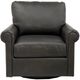 Bassett® Furniture True Custom® Brown Swivel Chair-1