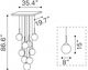 Zuo® Epsilon White Ceiling Lamp-4