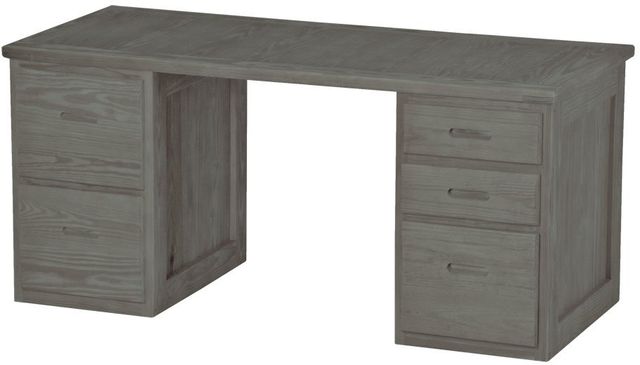 Crate Designs™ Furniture Graphite Lacquer Top Desk-0
