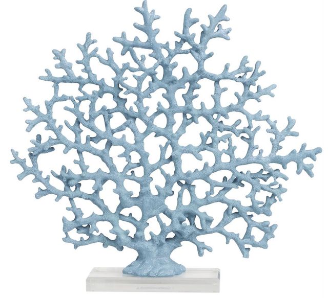 Deco Marche Blue Coral Sculpture-2