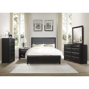 Mazin Furniture Cordelia Espresso Eastern King Bed-2