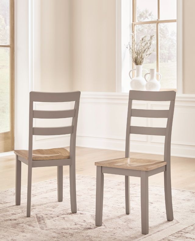Signature Design by Ashley® Harperfeld Gray/Natural Dining Room Side Chair-1