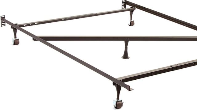 W.Silver Products Classic Twin/Full/Queen Frame with Cross Support and Rollers-1