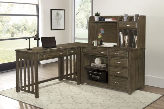 Homelegance® Blanche Brown Gray Credenza-1
