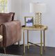 ACME Furniture Mithea Oak End Table with Gold Base-3