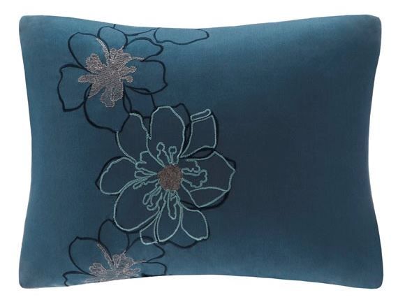 Olliix by Mi Zone Allison Blue/Grey Full/Queen Comforter Set-2