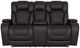 ACME Furniture Wendell Dark Gray Power Reclining Loveseat with Console-3
