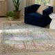 Nourison Home™ Vintage Harmony Blue 5'x8' Style 1 Area Rug-1