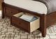 Vaughan-Bassett Bonanza Cherry King Sleigh Storage Bed-1