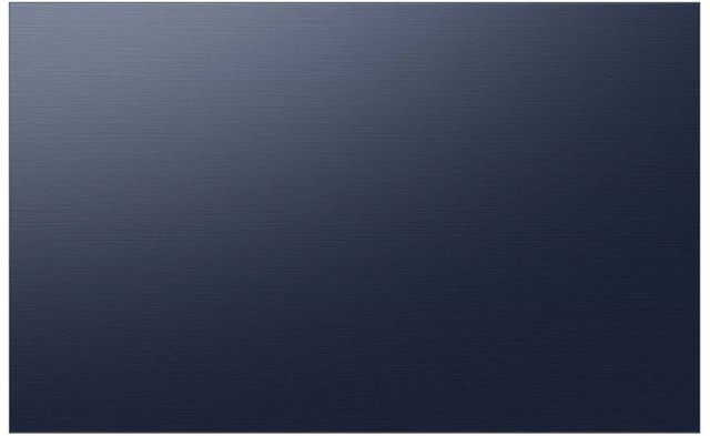 Samsung Bespoke 36" Navy Steel French Door Refrigerator Bottom Panel-0
