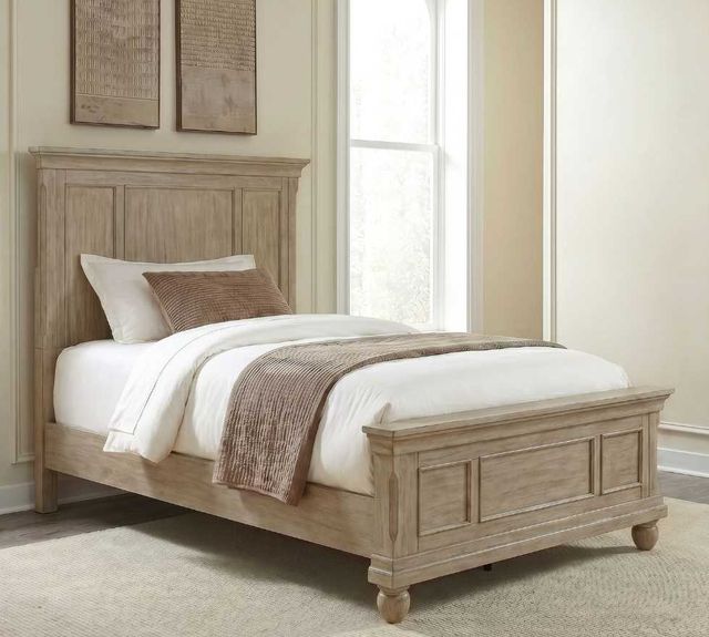 Liberty Furniture Rustic Traditions Saddle Tan Full Panel Bed-1