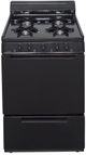 Premier 24" Black Freestanding Gas Range-0