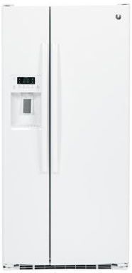 GE® 23.2 Cu. Ft. White Side-By-Side Refrigerator