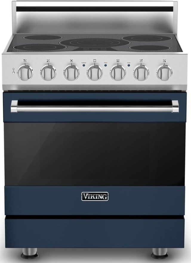Viking® 3 Series 30" Slate Blue Pro Style Electric Range