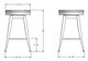 Amisco Customizable Grace Swivel Counter Stool-2