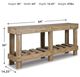 Signature Design by Ashley® Susandeer Brown Console Sofa Table-3