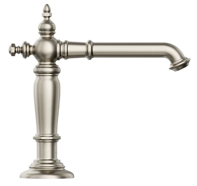 KOHLER® Artifacts® Vibrant Brushed Nickel Bathroom Sink Faucet Spout with Column Design-2