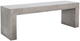 Moe's Home Collection Lazarus Dark Grey Concrete Outdoor Bench-1