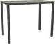 Amisco Customizable Azilis 54" Rectangular Bar Height Pub Table with 0.5" Taupe Glass Top-0