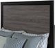 Global Furniture USA Lisbon Black/Dark Gray Queen Panel Bed -1