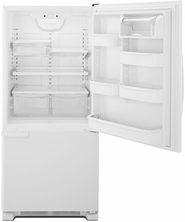 Whirlpool® Gold® 18.7 Cu. Ft. Bottom Freezer Refrigerator-White-3