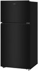 Whirlpool® 28" 14.3 Cu. Ft. Black Top Freezer Refrigerator with Total Coverage Cooling-3